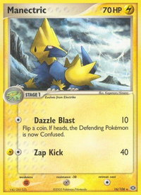 Manectric - 016/106 - Emerald (EM) #16/106 - Rare Pokémon Trading Card