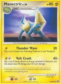 Manectric - Majestic Dawn (MD) #40/100 - Uncommon Pokémon Trading Card