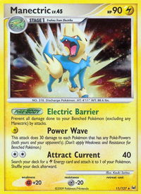 Manectric - Platinum (PL) #11/127 - Holo Rare Pokémon Trading Card