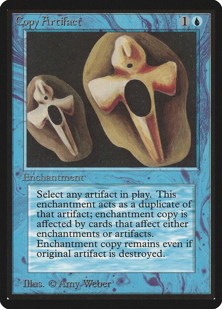 Copy Artifact - Beta Edition Magic: The Gathering trading card
