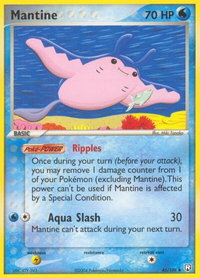 Mantine - Team Rocket Returns (RR) #45/109 - Uncommon Pokémon Trading Card