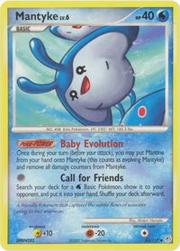 Mantyke - Diamond and Pearl (DP) #55/130 - Uncommon Pokémon Trading Card