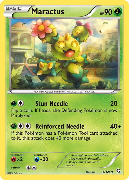 Maractus - Dragons Exalted Pokémon trading card