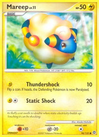 Mareep - Secret Wonders (SW) #94/132 - Common Pokémon Trading Card
