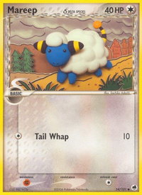 Mareep (Delta Species) - Dragon Frontiers (DF) #54/101 - Common Pokémon Trading Card