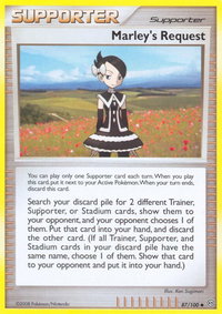 Marley's Request - Stormfront (SF) #87/100 - Uncommon Pokémon Trading Card