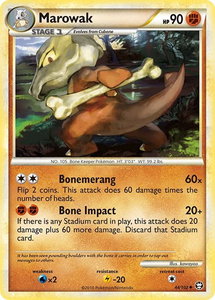 Marowak - Triumphant (TM) #44/102 - Uncommon Pokémon Trading Card