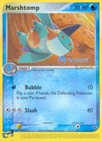 Marshtomp - 011 (e-League) [Winner] - Nintendo Promos Pokémon trading card