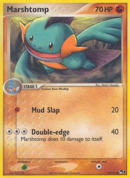 Marshtomp - POP Series 3 Pokémon trading card