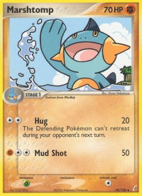 Marshtomp - 038/100 - Crystal Guardians (CG) #38/100 - Uncommon Pokémon Trading Card