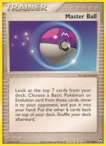 Master Ball - Power Keepers (PK) #78/108 - Uncommon Pokémon Trading Card