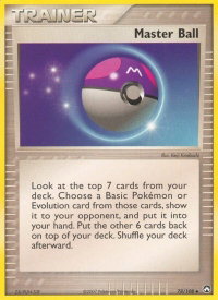 Master Ball - Power Keepers (PK) #78/108 - Uncommon Pokémon Trading Card