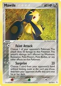 Mawile trading card from Holon Phantoms Mawile - Holon Phantoms Pokémon trading card