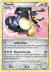 Mawile - Call of Legends (CL) #64/95 - Common Pokémon Trading Card