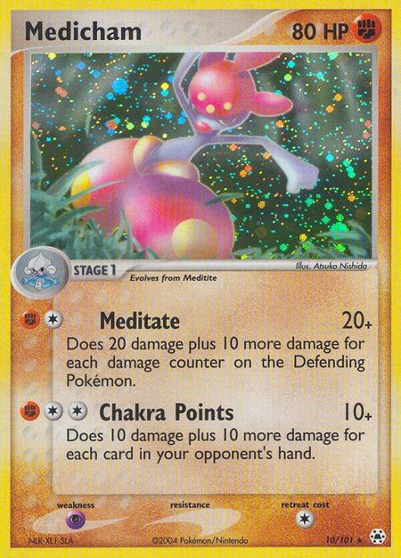 Medicham - 10/101 - Hidden Legends Pokémon trading card