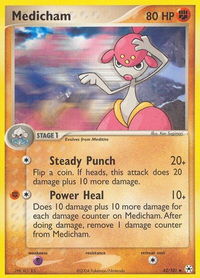 Medicham - 42/101 - Hidden Legends (HL) #42/101 - Uncommon Pokémon Trading Card