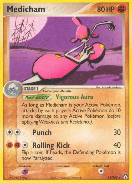 Medicham - Power Keepers Pokémon trading card