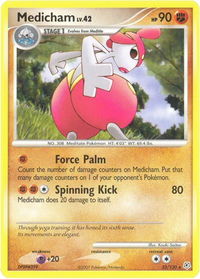 Medicham - Diamond and Pearl (DP) #32/130 - Rare Pokémon Trading Card