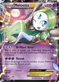 Meloetta EX - Legendary Treasures: Radiant Collection (LTR) #RC11/RC25 - Ultra Rare Pokémon Trading Card