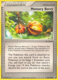 Memory Berry - Crystal Guardians (CG) #80/100 - Uncommon Pokémon Trading Card