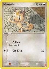 Meowth - EX Trainer Kit 2: Plusle & Minun Pokémon trading card