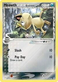 Meowth (Delta Species) - Holon Phantoms (HP) #71/110 - Common Pokémon Trading Card