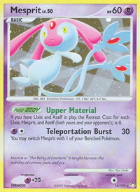 Mesprit - Mysterious Treasures (MT) #14/123 - Holo Rare Pokémon Trading Card
