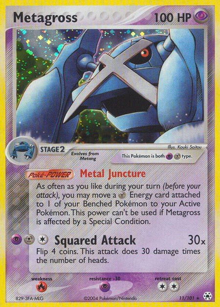 Metagross - Hidden Legends Pokémon trading card