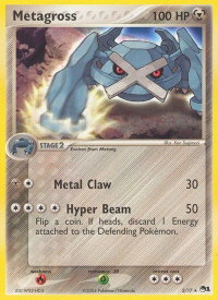 Metagross - POP Series 1 (POP) #002/017 - Rare Pokémon Trading Card