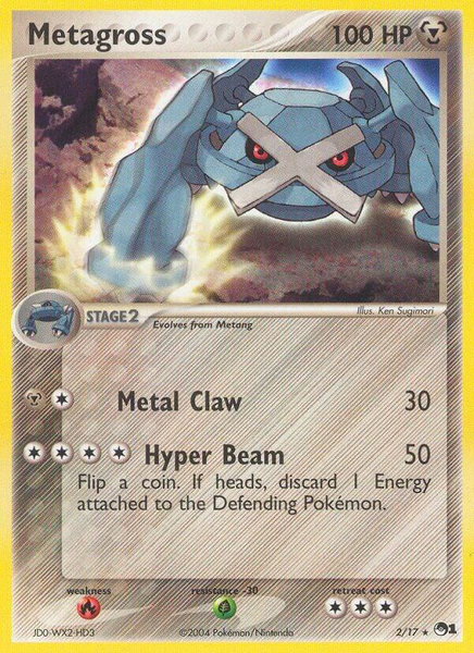 Metagross trading card from POP Series 1 Metagross - POP Series 1 Pokémon trading card