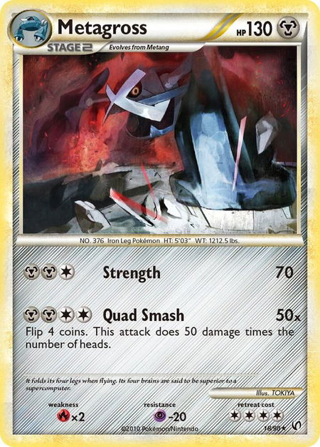 Metagross - Undaunted Pokémon trading card