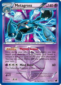 Metagross (Team Plasma) - Plasma Freeze (PLF) #52/116 - Holo Rare Pokémon Trading Card