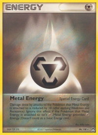 Metal Energy (Special) - Power Keepers (PK) #88/108 - Rare Pokémon Trading Card