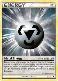 Metal Energy (Special) - Call of Legends (CL) #87/95 - Uncommon Pokémon Trading Card
