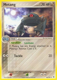 Metang - 44/101 - Hidden Legends (HL) #44/101 - Uncommon Pokémon Trading Card