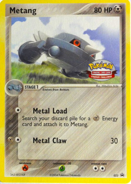 Metang - 023 (Stadium Challenge 2004) trading card from Nintendo Promos Metang - 023 (Stadium Challenge 2004) - Nintendo Promos Pokémon trading card