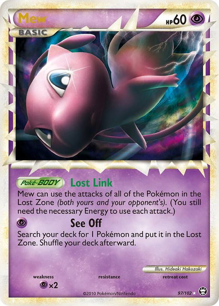 Mew (Prime) trading card from Triumphant Mew (Prime) - Triumphant Pokémon trading card