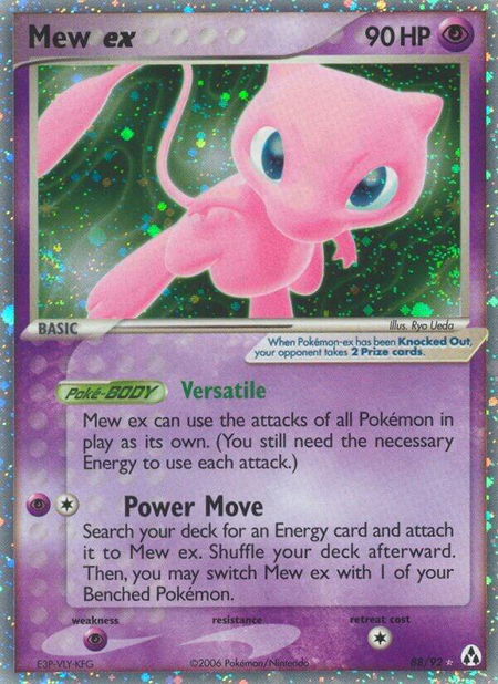 Mew ex - Legend Maker Pokémon trading card