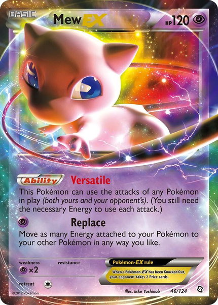 Mew EX - Dragons Exalted Pokémon trading card