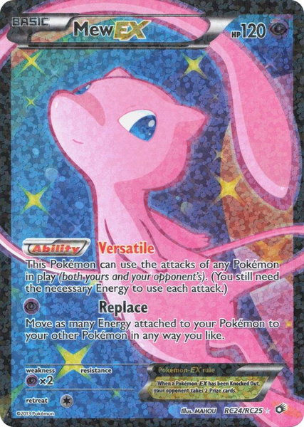 Mew EX (Full Art) trading card from Legendary Treasures: Radiant Collection Mew EX (Full Art) - Legendary Treasures: Radiant Collection Pokémon trading card