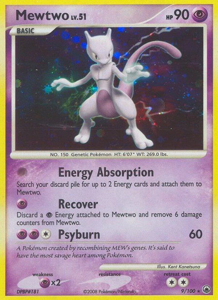 Mewtwo - Majestic Dawn Pokémon trading card