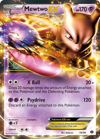 Mewtwo EX - Next Destinies (NXD) #54/99 - Ultra Rare Pokémon Trading Card