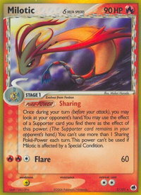 Milotic (Delta Species) - Dragon Frontiers (DF) #5/101 - Holo Rare Pokémon Trading Card