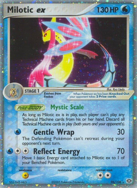 Milotic ex - Emerald Pokémon trading card