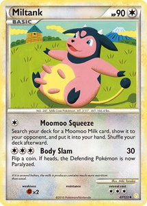 Miltank - HeartGold SoulSilver (HS) #47/123 - Uncommon Pokémon Trading Card