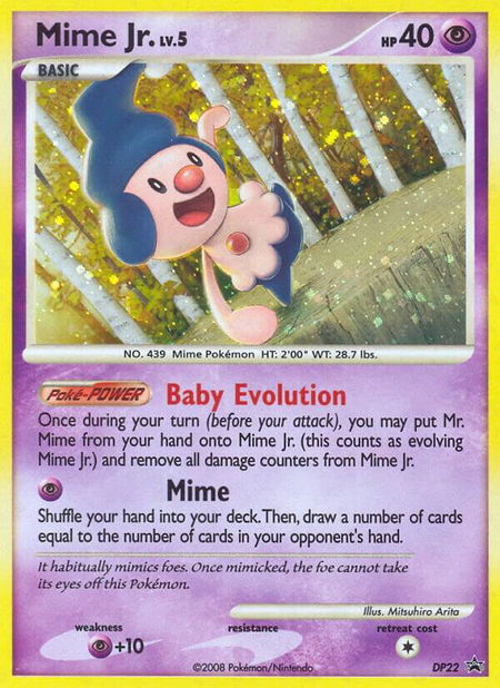 Mime Jr. - DP22 - Diamond and Pearl Promos Pokémon trading card