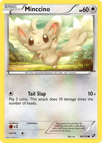 Minccino - Black and White (BLW) #88/114 - Common Pokémon Trading Card