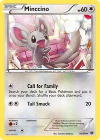 Minccino - Next Destinies (NXD) #84/99 - Uncommon Pokémon Trading Card