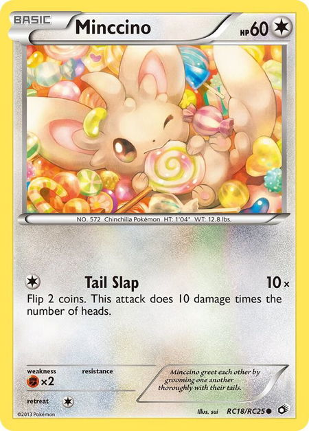 Minccino - Legendary Treasures: Radiant Collection Pokémon trading card