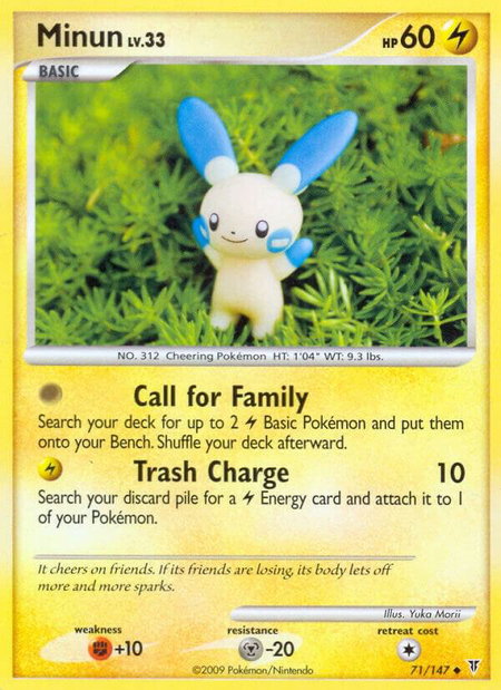 Minun - Supreme Victors Pokémon trading card